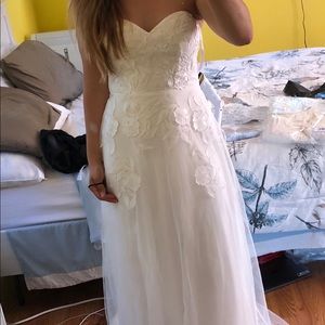 Lulu’s white dress. Worn once, in great condition.